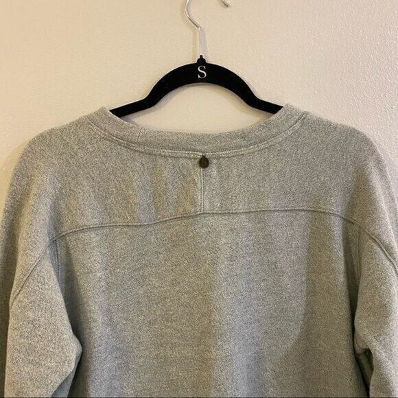 Soft Surroundings Large Top Sweatshirt Urban Chic Sage Green Comfy Soft Cotton - Picture 4 of 13
